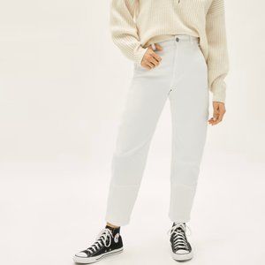 The Utility Barrel Pant in BONE